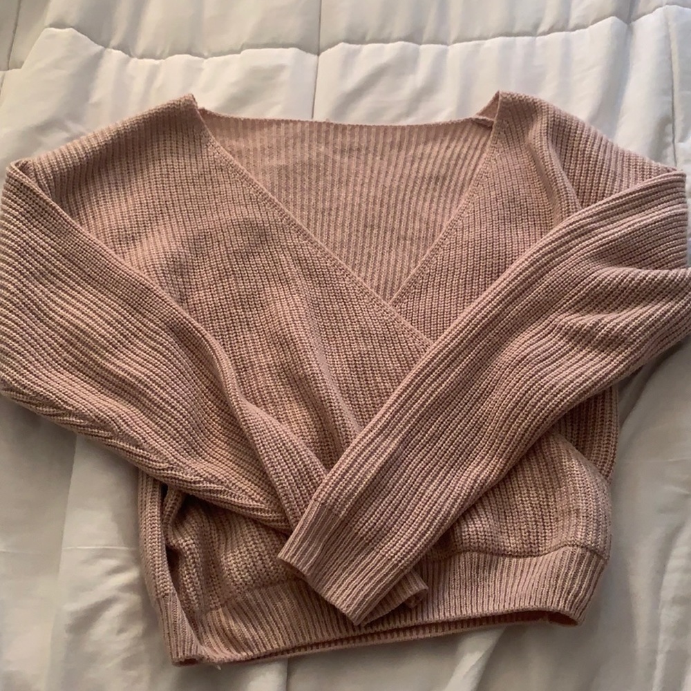 Pink sweater